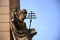 Statue of Saint Peter in Prague Royalty Free Stock Photo