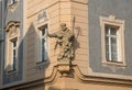 Statue of Saint Peter holding the keys of heaven, Prague, Czech Republic Royalty Free Stock Photo