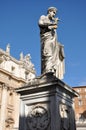 Statue of Saint Peter in Piazza San Pietro, Vatican