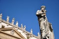 Statue of Saint Peter in Piazza San Pietro, Vatican