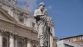 Statue of the saint Peter in Vatican, Italy Royalty Free Stock Photo