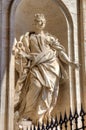 Statue in Saint Peters Basilica Royalty Free Stock Photo