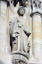 Statue of Saint, Saint-Jacques Tower, Paris Royalty Free Stock Photo