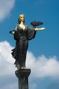 Statue of Saint Sophia, symbol of wisdom and protector of Sofia Bulgaria
