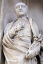 Statue of Saint from south portal of Maria am Gestade church in Vienna