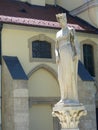 Statue of Saint Szent Hedvig of the Slesia to Budapest in Hungary.