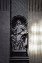 Statue of Saint Teresa of Avila, St. Peter Basilica, Vatican, Italy Royalty Free Stock Photo
