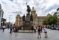 Statue of Saint Wenceslas Prague in Czech Republic