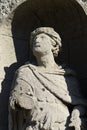 Statue of saints Gervaso and Protaso church in Gorgonzola