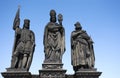 Statue of Saints Norbert, Wenceslas and Sigismund at Charles Bridge