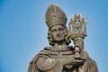 Statue of Saints Norbert of Xanten, Wenceslas and Sigismund on Charles bridge, Prague.