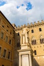 Statue of Sallustio Bandini in Siena, Italy Royalty Free Stock Photo