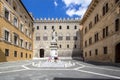 Statue of Sallustio Bandini, Siena, Italy Royalty Free Stock Photo