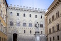 Statue of Sallustio Bandini, Siena, Italy Royalty Free Stock Photo