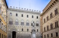 Statue of Sallustio Bandini, Siena, Italy Royalty Free Stock Photo