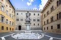 Statue of Sallustio Bandini, Siena, Italy Royalty Free Stock Photo