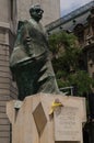 Statue of Salvador Allende, former president of Chile.