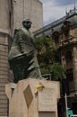 Statue of Salvador Allende, former president of Chile.