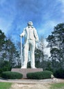 Statue of Sam Houston .