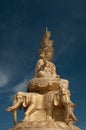 Statue of Samantabhadra Bodhisattva on Mount Emei