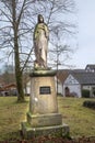 Statue of Sankt naturnina in Bad Driburg