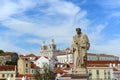 Statue of Santa Luzia in Lisbon, Portugal