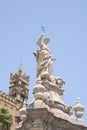 Statue of Santa Rosalia, Cathedral of Palermo Royalty Free Stock Photo