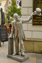 Statue of Schone Nazi-Born in 1897, Ignac Lamar won the hearts and smiles of the city's inhabitants with his charm