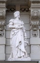 Statue of Science, allegorical representation, detail of Town Hall, Graz