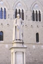 Sallustio Bandini statue in Siena Royalty Free Stock Photo