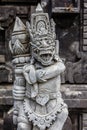 Statue at sea temple Pura Tanah Lot, Bali Island, Indonesia Royalty Free Stock Photo