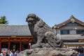 A statue in the Sensoji shrine adjacent to the Asakusa Temple in