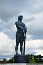 Statue of the Sentinel of Freedom or Lapu Lapu Monument on Valencia Circle in Rizal Park for Filipino people foreign travelers