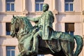Statue of Serbian ruler Prince Mihailo Obrenovic in Belgrade, Serbia Royalty Free Stock Photo