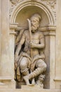 Statue of a Shepherd and his Dog at Prague Loreta