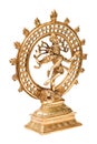 Statue of Shiva Nataraja - Lord of Dance isolated Royalty Free Stock Photo