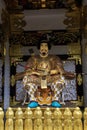 Statue of Shogun Ieyasu at Toshogu Shrine temple in Nikko, Japan Royalty Free Stock Photo