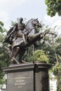 Statue simon bolivar Royalty Free Stock Photo