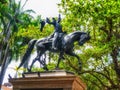 Statue of Simon Bolivar Royalty Free Stock Photo