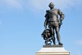 Statue of Sir Francis Drake, Plymouth, England Royalty Free Stock Photo