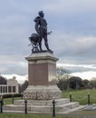 Statue of Sir Francis Drake Plymouth Royalty Free Stock Photo