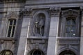 Statue of Sire Hugh Myddelton ( Middleton) , The Royal Exchange Building, London, England Royalty Free Stock Photo