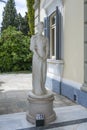 Statue of Sissi in Achilleion palace in Gastouri, Corfu island in Greece Royalty Free Stock Photo