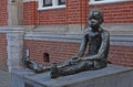 Statue of a slave boy Royalty Free Stock Photo