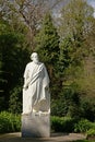 Statue of Socrates in Dublin botanic garden