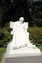 Statue of Socrates in the Parco Civico. Lugano, Switzerland. Royalty Free Stock Photo