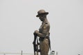 Statue of Soldier Gorkha War Memorial at Batasia Loop, Darjeeling