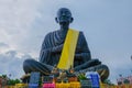 A statue of Somdej Buddha jarn Toh largest in the world of wat tan jed yod. Taken in Prachuap Khiri Khan, Thailand. Royalty Free Stock Photo