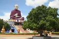 Statue of Somdej Toh or Somdej Putchariya Phromrangsi is probably the most famous at Wat Sra Long Ruea.