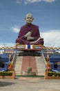 Statue of Somdej Toh or Somdej Putchariya Phromrangsi is probably the most famous at Wat Sra Long Ruea.